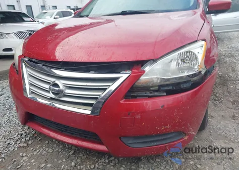 2014 Nissan Sentra Fe+ S/Fe+ Sv/S/Sl/Sr/Sv z USA, uszkodzony, nr VIN 3N1AB7AP4EL640941